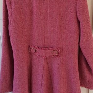 CABI tweed Madison Avenue Fit and Flare Coat